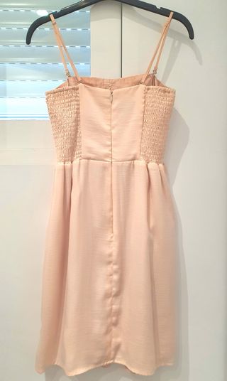 Vestido y chaqueta rosa Mango