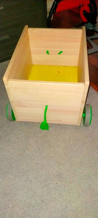 carrito almacenaje juguetes con ruedas