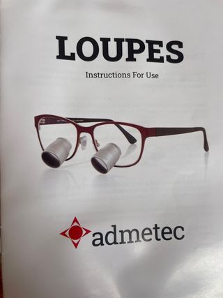 Lupas binoculares con sistema óptico Galileo 2,7x
