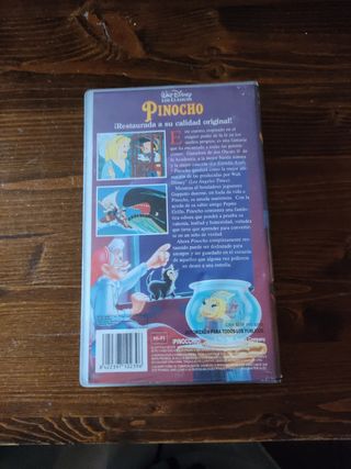 VHS Disney Pinocho