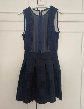 Vestido para eventos azul marino