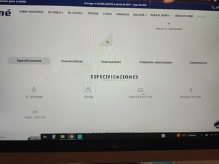 Cuna de viaje con 2 niveles Jané