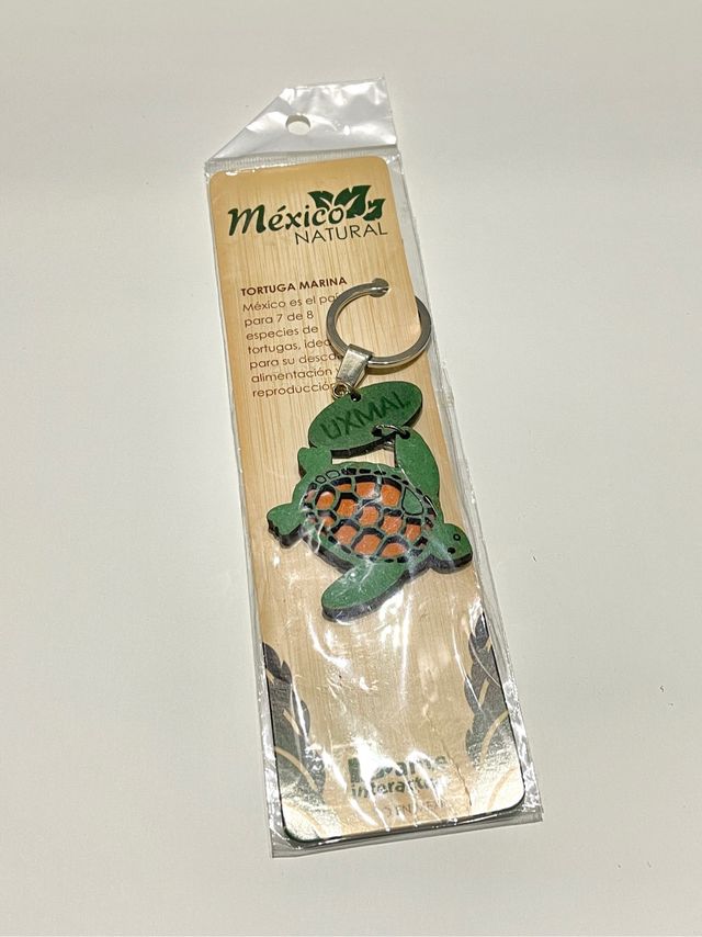 Portachiavi tartaruga messico portafortuna
