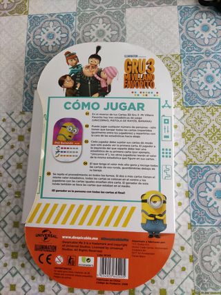 Album de cartas 3D Gru 3 Mi villano