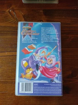 VHS Disney Merlín el Encantador