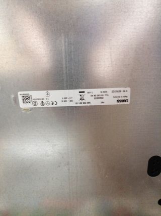 Placa induccion zanussi