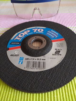 PIEDRA PARA DESBASTE Y GAFAS DE PROTE