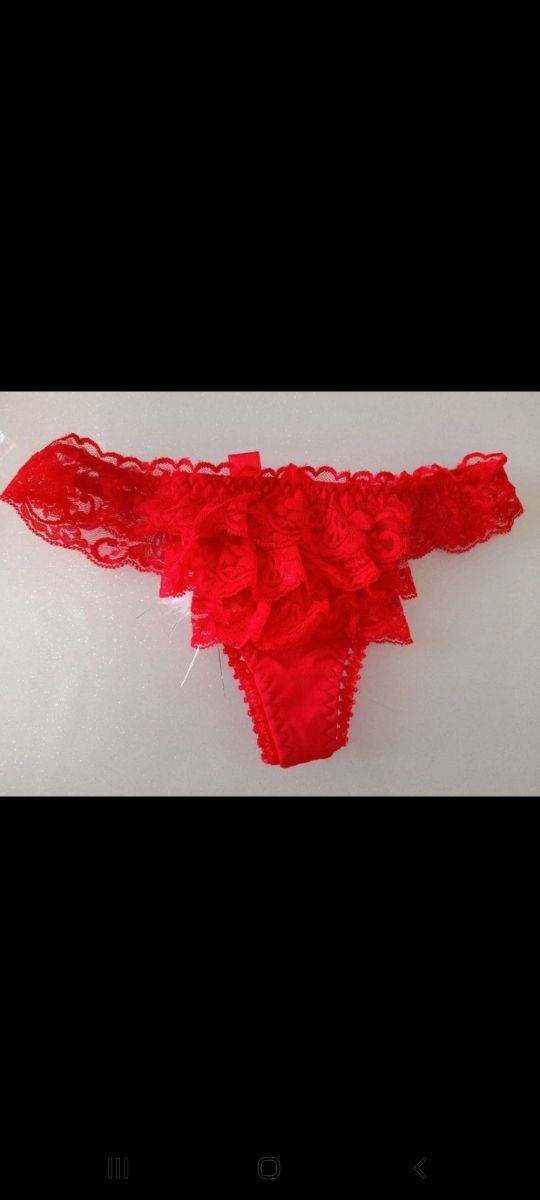 Perizoma rosso natalizio