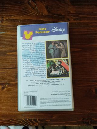VHS Disney Herbie un volante loco