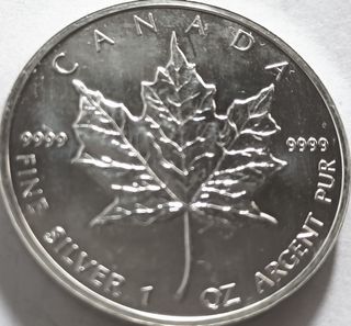 Canadá, 1 Onza de Plata del 1995, hoja de Arce.