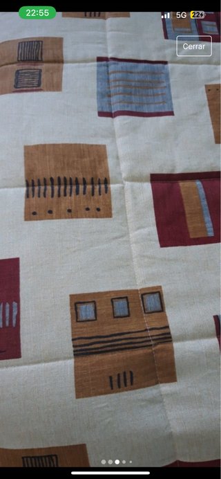 Juego cortina y Edredón cama 90
