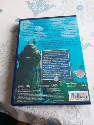DVD DISNEY ATLANTIS, EL PLANETA DEL TESORO