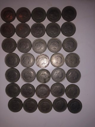 LOTE 35 PESETAS DE 5 DE 1957