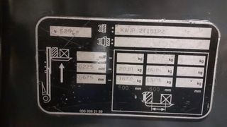 Carretilla elevadora eléctrica 2500 kg