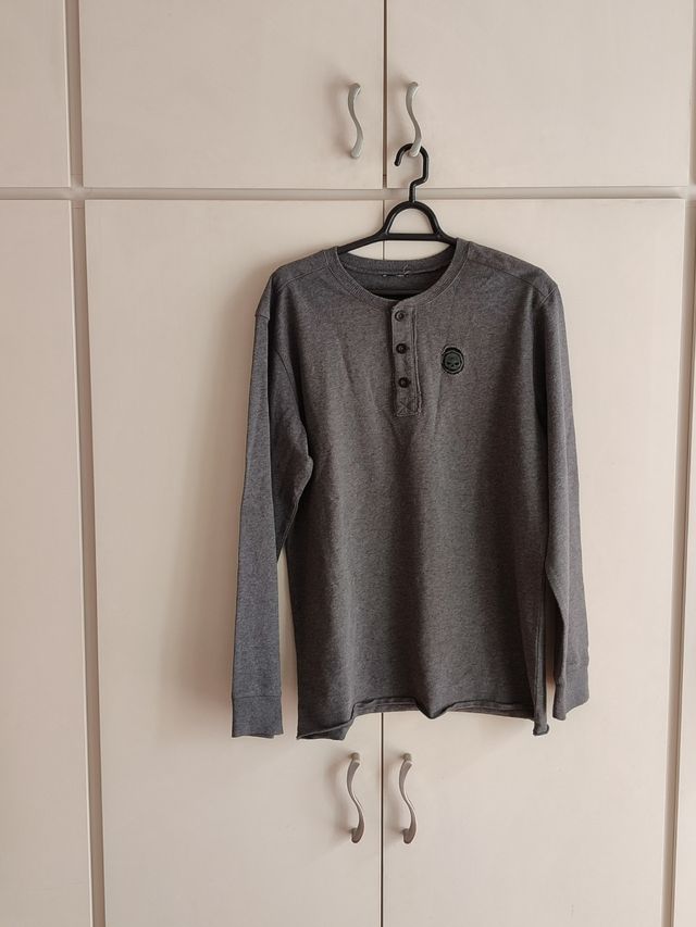 Harley Davidson L hombre jersey gris oscuro