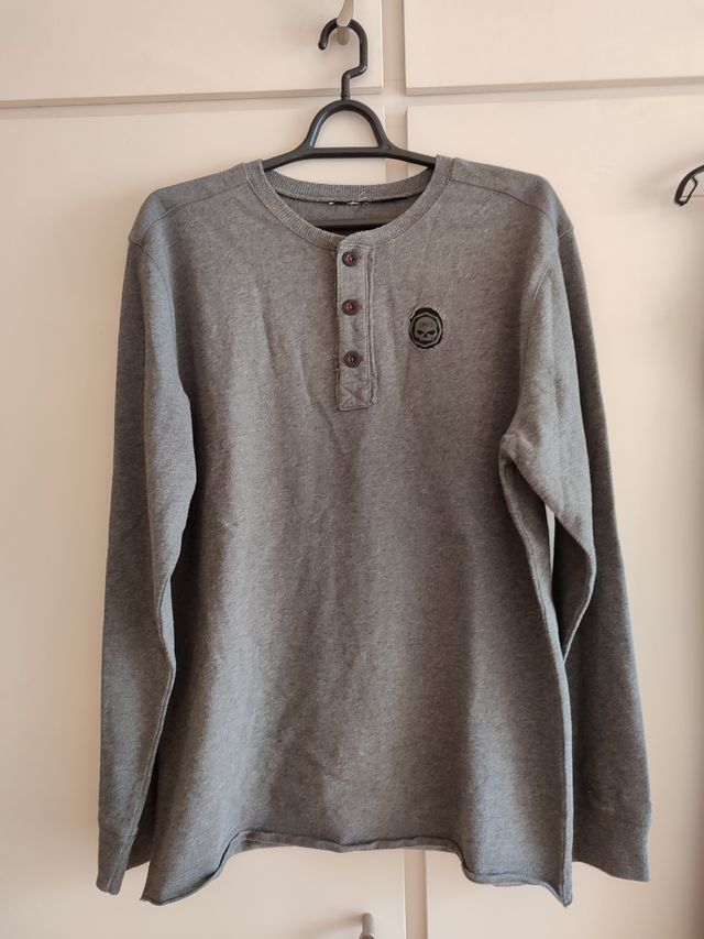 Harley Davidson L hombre jersey gris oscuro