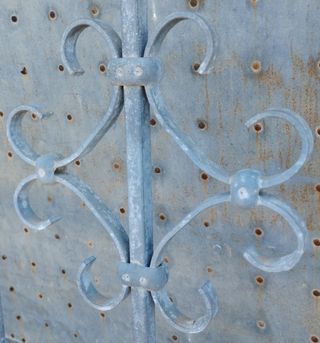 Puerta galvanizada 