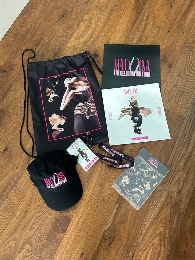 merchandising VIP celebration tour Madonna
