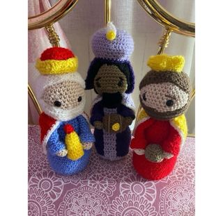 Los 3 Reyes Magos Amigurumi