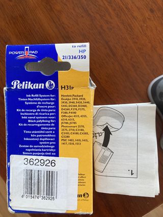 Recargador tinta HP 21/336/350