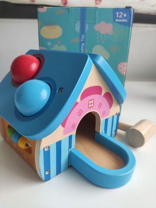 4 en 1 Montessori Casa juegos en madera