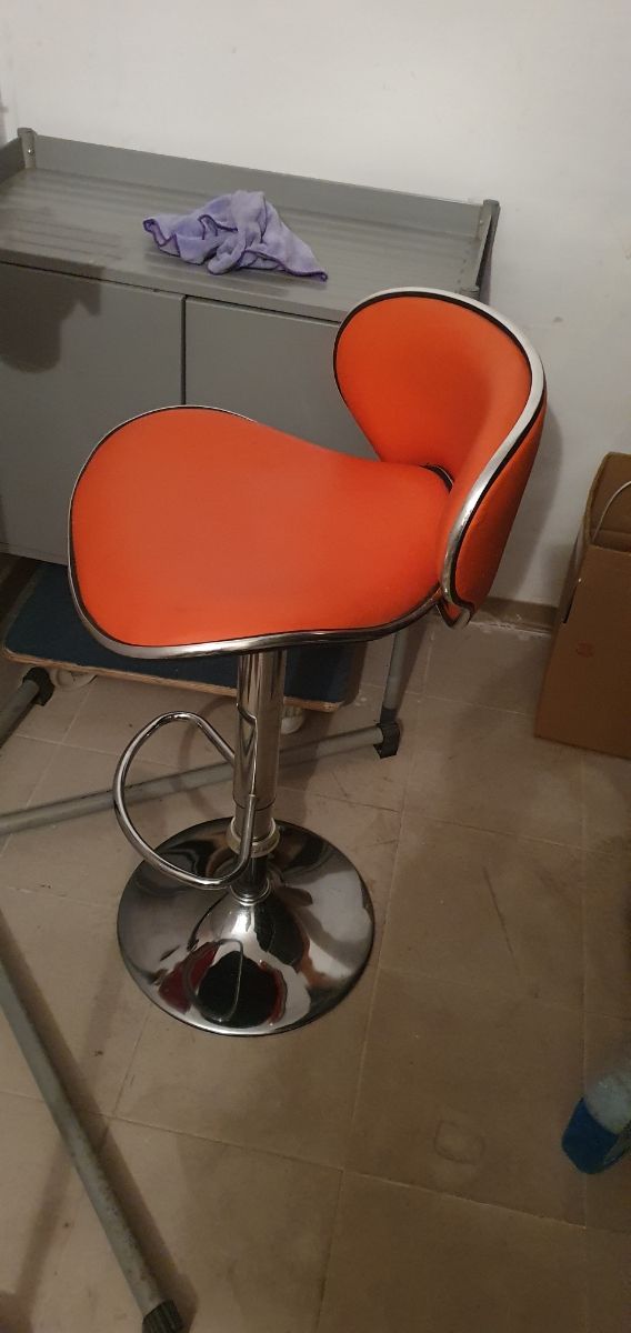 SILLA ALTA BARRA NARANJA