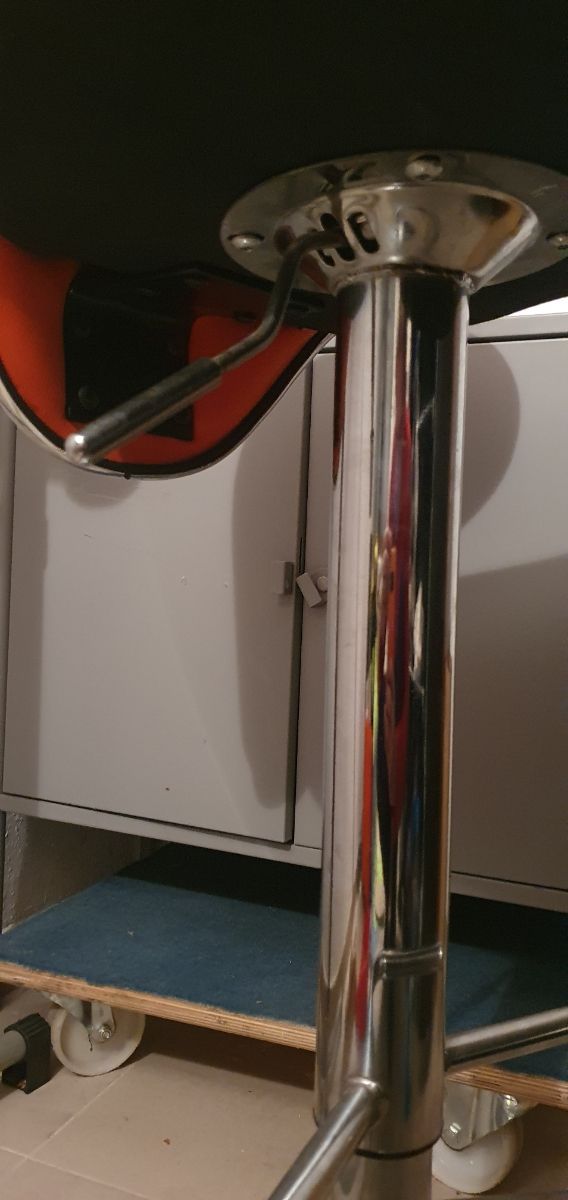 SILLA ALTA BARRA NARANJA