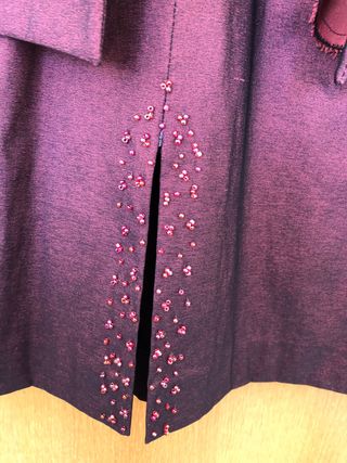 Vestido chaqueta blazer burdeos Talla 40/L