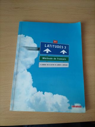 Libro Latitudes Francés B1