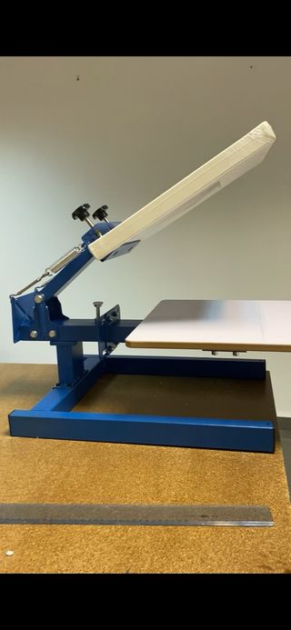 NOVA máquina de serigrafia (1 cor/estação)