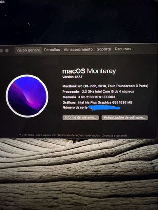 MacBook Pro Touch Bar 2018 13"