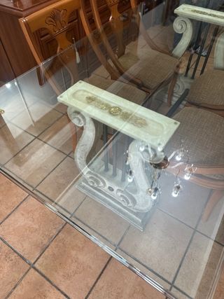 Conjunto mesa comedor y mueble