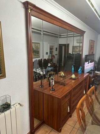 Conjunto mesa comedor y mueble