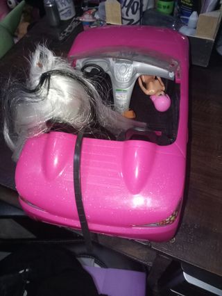 Coche Barbie rosa