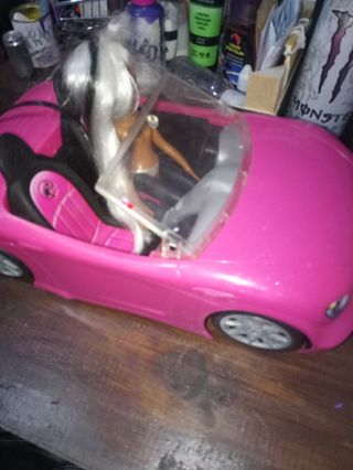 Coche Barbie rosa