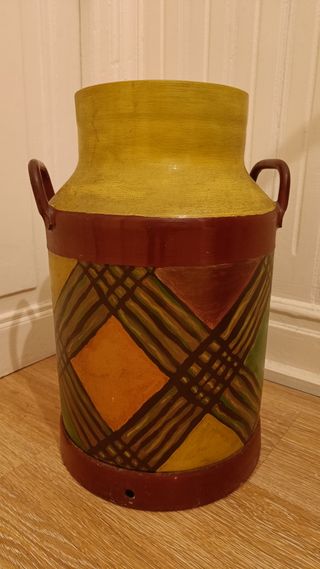 Lechera 20 litros pintada a mano