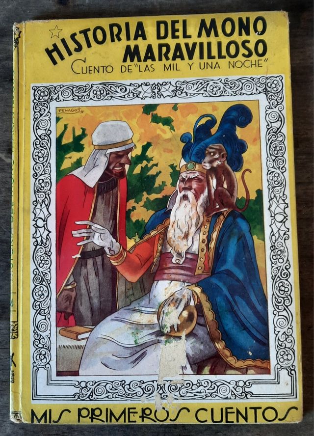 CUENTO HISTORIA MARAVILLOSO MONO MIL Y UNA NOCHE
