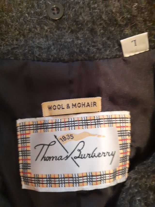 abrigo Burberry  mujer original