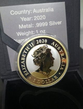 1 onza Australia. 1 Dolar 2020 Swan, 1oz .999