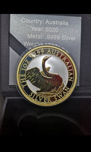 1 onza Australia. 1 Dolar 2020 Swan, 1oz .999