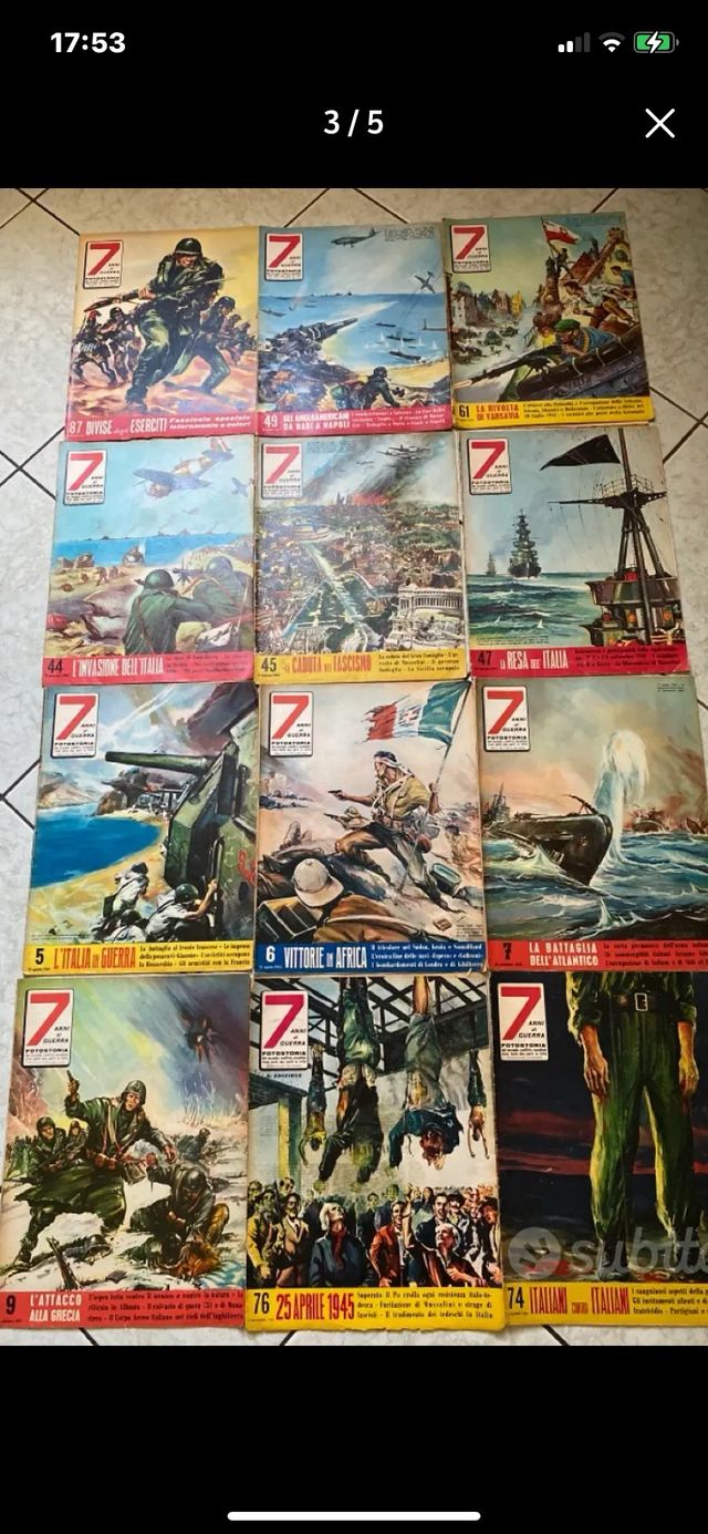 Rivista  storica  7 anni di guerra