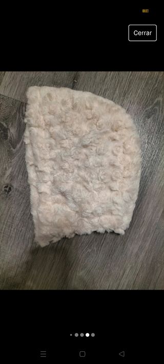 Abrigo de niña pelo suave 18 meses