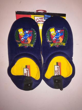 Pantofole Simpsons De Fonseca blu numero 38