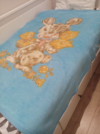 Lote dos mantas de cuna