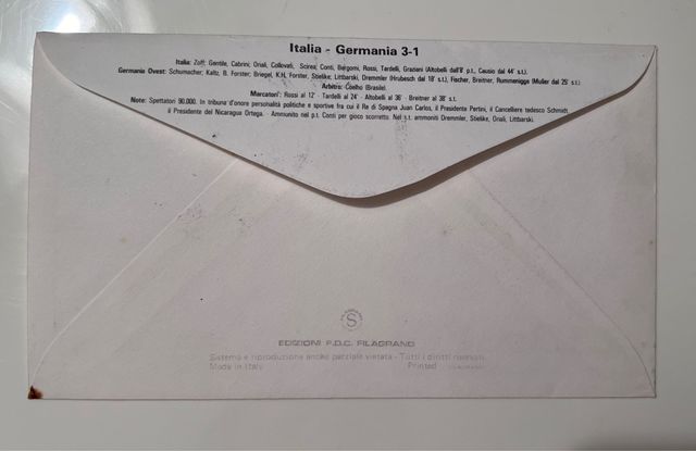 Busta con Francobollo Espana 82