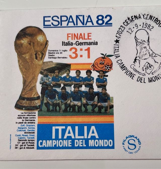 Busta con Francobollo Espana 82