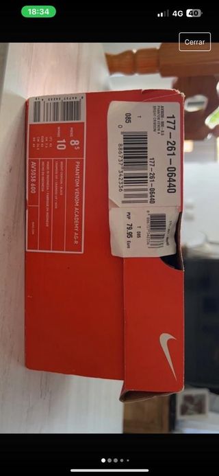 Botas de futbol Nike naranjas