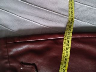 Short falda piel sintética