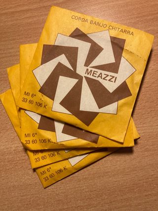 corda per Benjo e chitarra numero sei MI