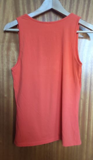 Camiseta de tirantes coral talla 42/44